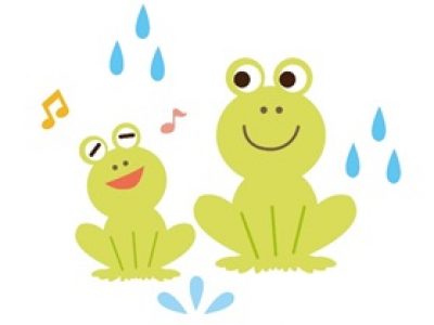 【カエルが鳴くと雨が降る？！】 詳しくはこちらをクリック