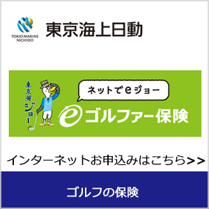 ゴルフ　ネットでeジョー　東京海上日動火災保険